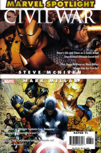 Cover of Steve McNiven/Mark Millar