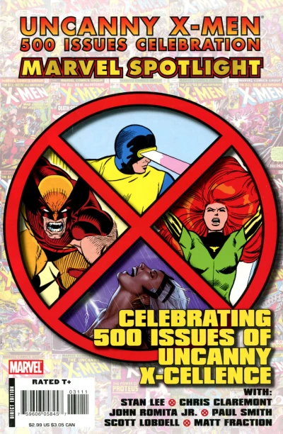 Cover of Uncanny X-Men 500 Issues Celebration