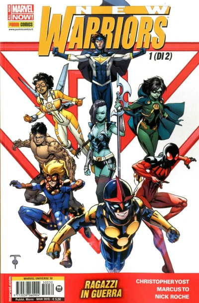 Cover of New Warriors 1: Ragazzi in guerra