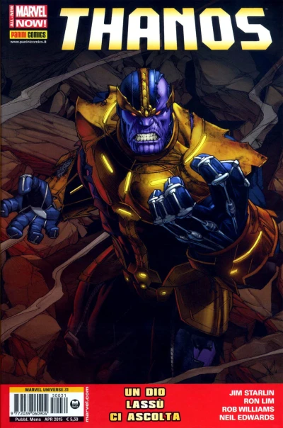 Cover of Thanos: Un dio lassù ci ascolta