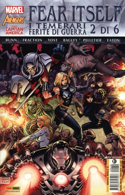 Cover of Fear Itself: I temerari/Ferite di Guerra 2