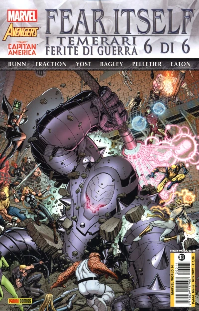 Cover of Fear Itself: I temerari/Ferite di Guerra 6