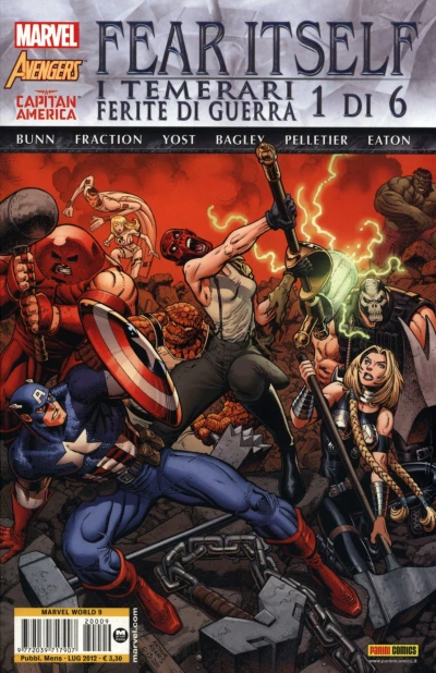 Cover of Fear Itself: I temerari/Ferite di Guerra 1