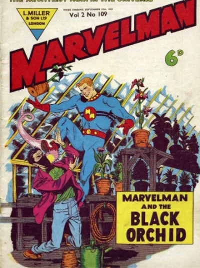 Cover of Marvelman and the Black Orchid