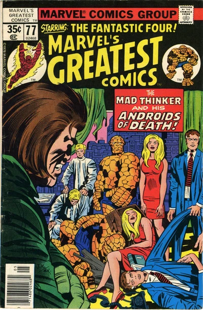 Cover of The Mad Thinker and his Androids of Death!