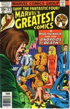 Cover of The Mad Thinker and his Androids of Death!