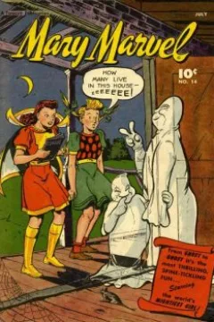 Mary Marvel Fights a Family Skeleton
