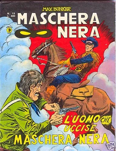 Cover of L'Uomo che Uccise Maschera Nera