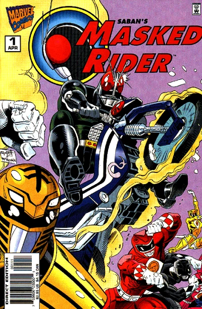 Cover of Masked Rider & The Mighty Morphing Power Rangers