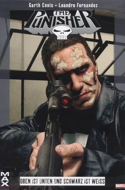 Cover of The Punisher: Oben ist Unten und Schwarz ist Weiss