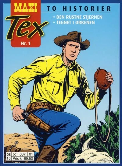 Cover of Den rustne stjernen; Tegnet i ørkenen