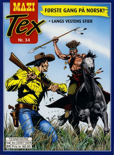 Cover of Langs vestens stier