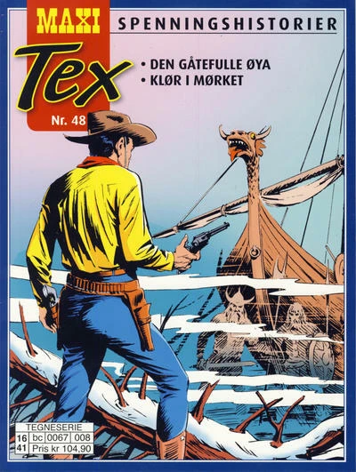 Cover of Den gåtefulle øya ; Klør i mørket