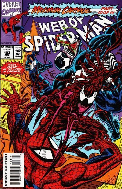 Cover of Maximum Carnage, Part 10: Sin City