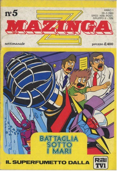 Cover of Battaglia Sotto i Mari