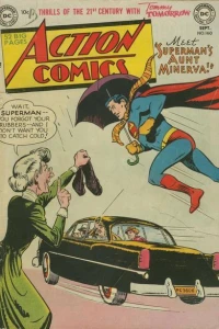Meet Superman's Aunt Minerva : Wait Superman- You Forgot Your Rubbers- And I Don't Want You to Catch Cold! : Thrills of the 21st Century With Tommy Tomorrow