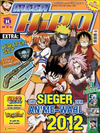 Cover of Die Sieger der Anime-Wahl 2012