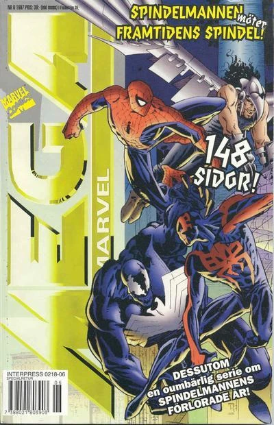 Cover of Spindelmannen moter Framtidens Spindel!