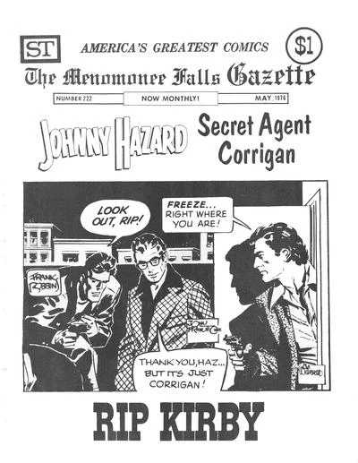 Cover of Johnny Hazard ; Secret Agent Corrigan ; Rip Kirby