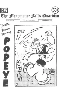 Thimble Theatre Starring Popeye