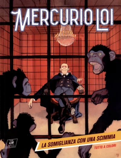 Cover of La somiglianza con una scimmia