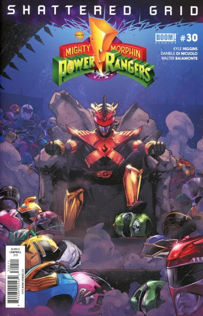 Cover of Shattered Grid; The New Adventures of Blue Senturion & Ninjor