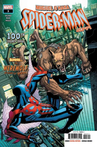 Cover of Beware...The Werewolf By Night of 2099!