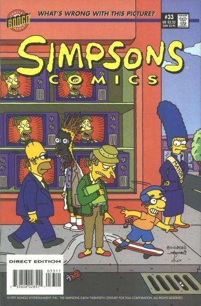 Cover of Milhouse the Man, Krusty in the Can and the Great Springfield Frink Out!
