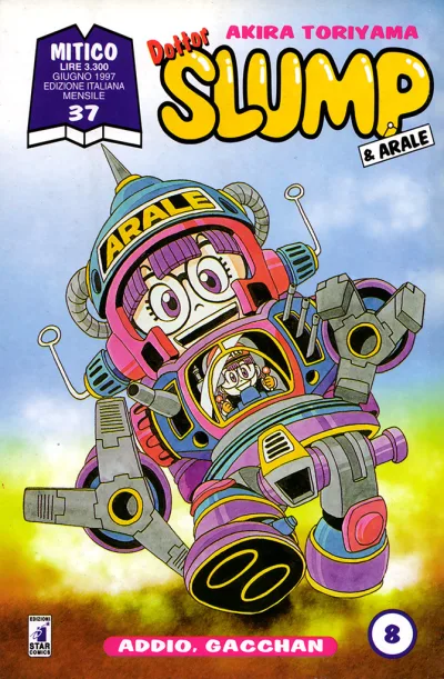 Cover of Dottor Slump 8: Addio, Gacchan