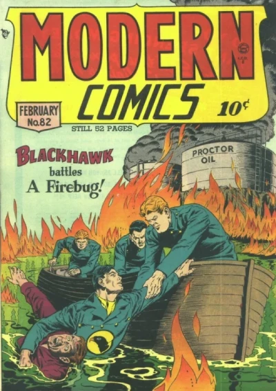Cover of Blackhawk Battles a Firebug!