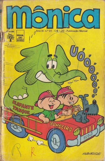 Cover of Mônica contra o Capitão Feio