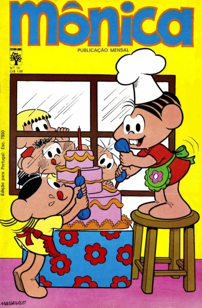 Cover of Um café com bolo às cinco na casa da Mônica