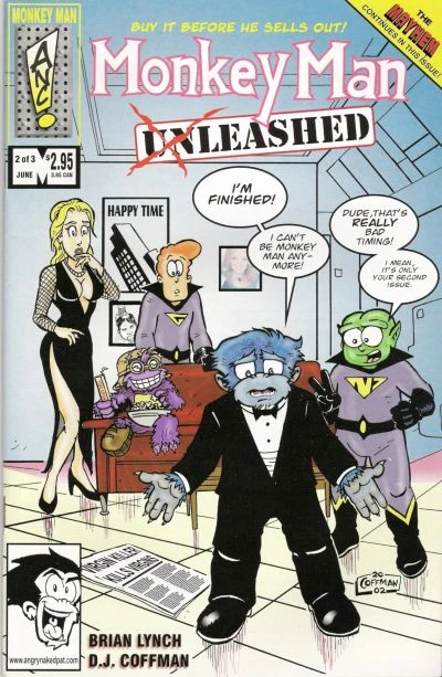 Cover of Monkey Man Leashed