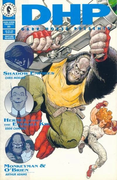 Cover of Monkeyman & O'Brien; Hermes vs. The Eyeball Kid; Shadow Empires