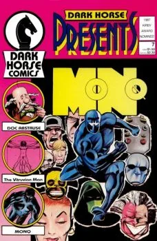 Cover of Monq; Gene Shock, The Vitruvian Man; Doc Abtruse