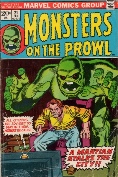 Cover of The Martian Who Stole A City!; Nothing Can Save Us!; The Drop of Water; In Little Pieces