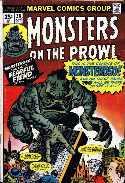 Cover of The Escape Of... Monsteroso