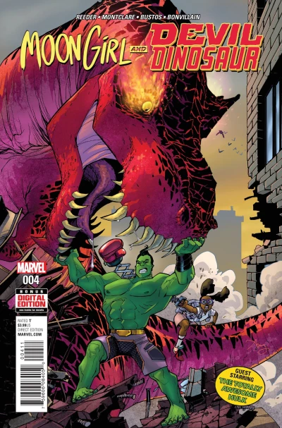 Cover of BFF Part 4: Hulk + Devil Dinosaur = 'Nuff Said