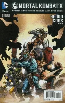 Cover of Blood Gods Part 2; Sub-Zero Sekret Origin
