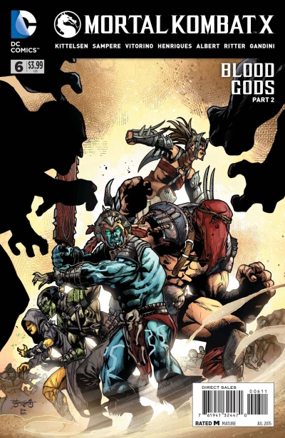 Cover of Blood Gods Part 2; Sub-Zero Sekret Origin