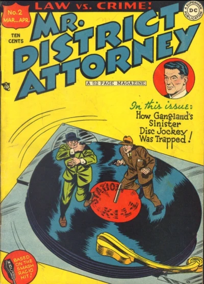 Cover of How Gangland's Sinister Disc Jockey Was Trapped!