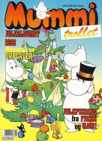 Cover of Mummitrollet julealbumet 1993