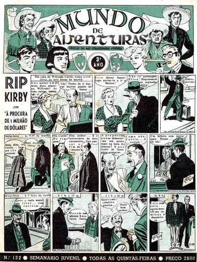 Cover of Rip Kirby em "A Procura de 1 Milhao de Dolares"