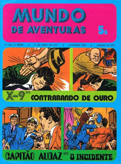 Cover of X-( em Contrabando de Ouro ; Capitao Audaz em O Incidente