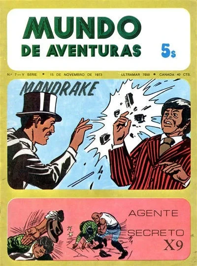 Cover of Mandrake ; Agente Secreto X9