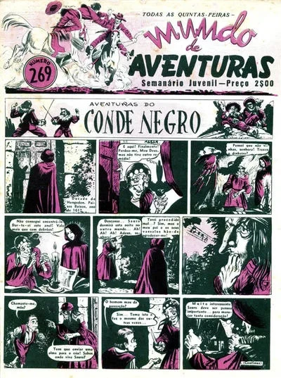 Cover of Aventuras do Conde Negro