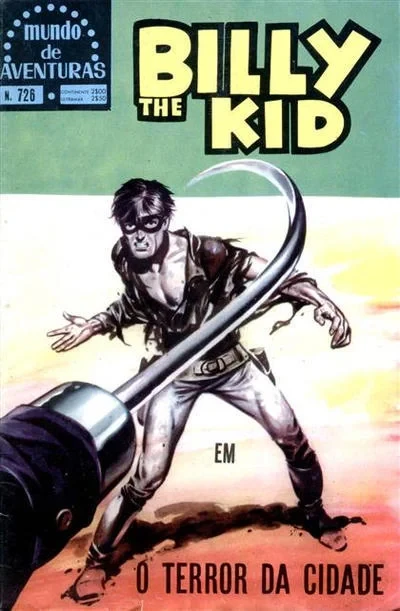Cover of Billy the Kid em O Terror da Cidade