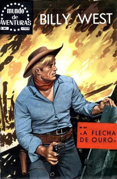 Cover of Billy West "A Flecha de Ouro"