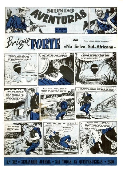 Cover of Brigue Forte em "Na Selva Sul-Africana"