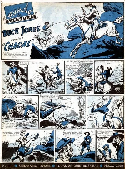 Cover of Buck Jones contra "Chacal"